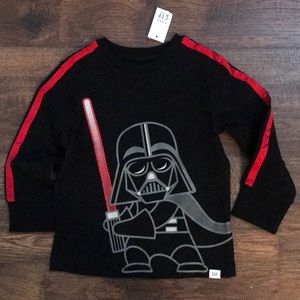 NWT Darth Vader long sleeved shirt